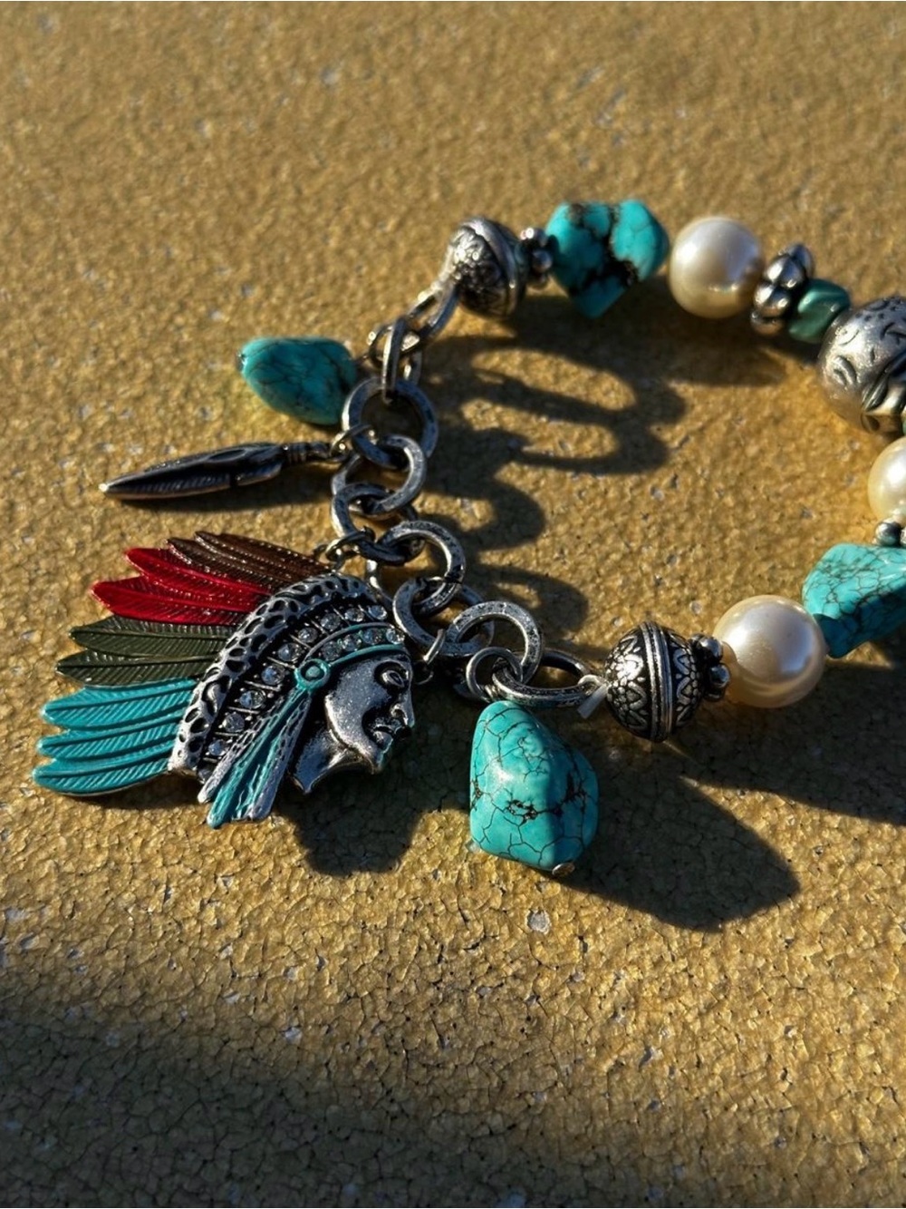 Native American Charm Bracelet